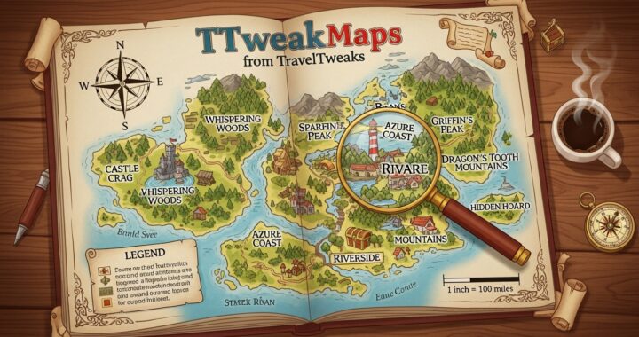 Map Guide TTweakMaps from TravelTweaks: The Ultimate Navigation Companion